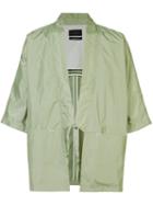 Iise Lace-up Jacket, Men's, Green, Nylon/polyester