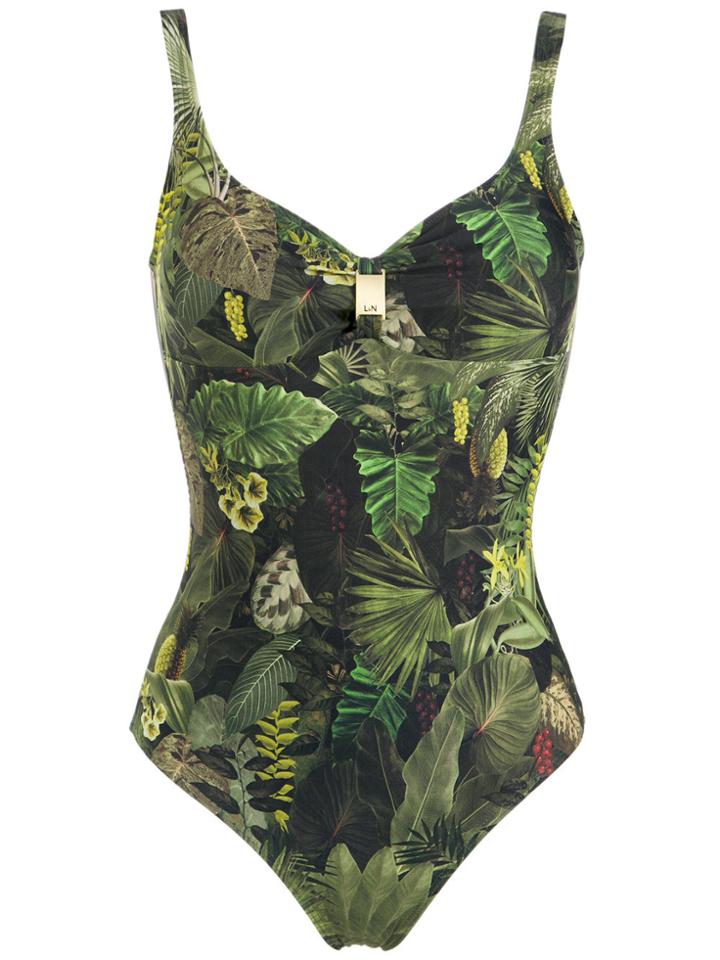 Lygia & Nanny Roberta Printed Swimsuit - Green