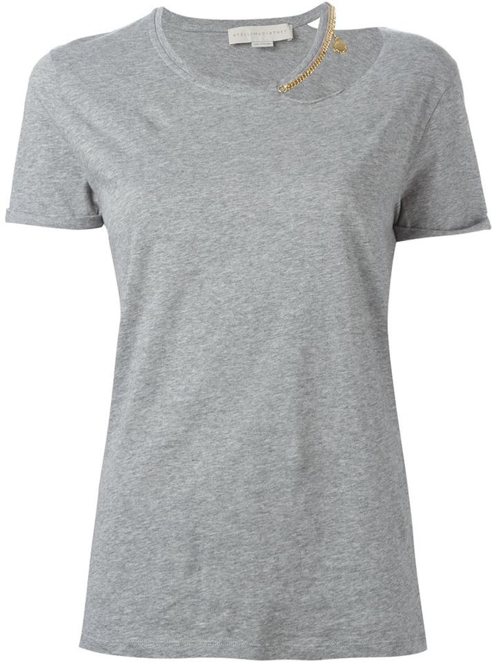 Stella Mccartney Cut Out Detail T-shirt