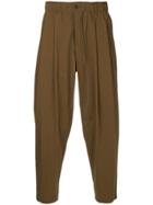 Kazuyuki Kumagai Draped Casual Trousers - Brown