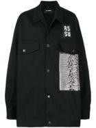 Raf Simons Logo Patch Jacket - Black