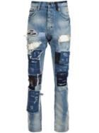 Prps Distressed Patchwork Jeans, Men's, Size: 32, Blue, Cotton