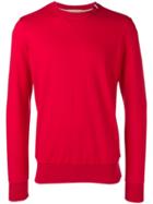 Eleventy Classic Brand Sweater - Red