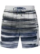 Ermenegildo Zegna Striped Swim Shorts - Grey
