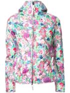 Kru Floral Hooded Puffer Jacket, Women's, Size: Medium, Polyester