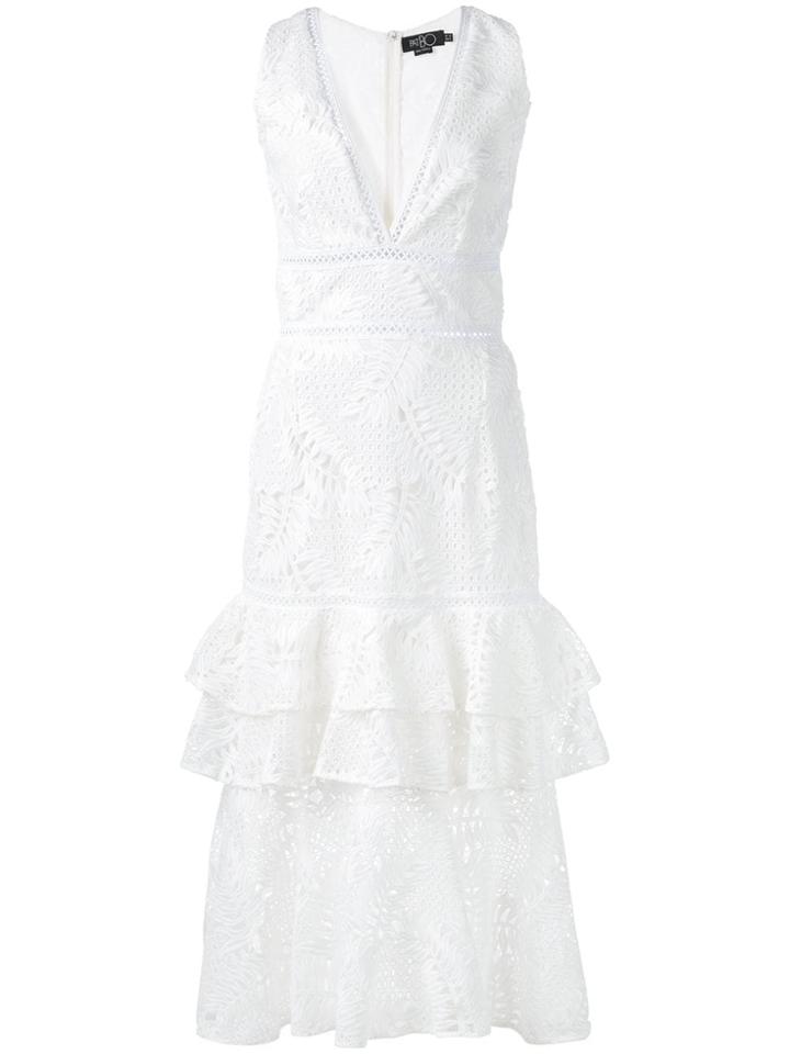Patbo Embroidered Midi Dress - White