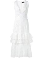 Patbo Embroidered Midi Dress - White