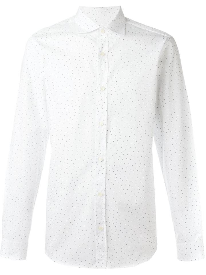 Z Zegna Micro Star Print Shirt