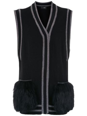 Andrea Bogosian Knitted Vest - Black