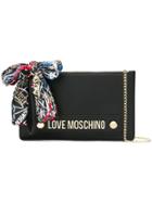 Love Moschino Love Scarf Shoulder Bag - Black