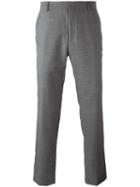 Ami Alexandre Mattiussi Straight Trousers, Men's, Size: 40, Grey, Wool