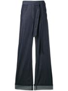 Blugirl Wide Leg Trousers - Blue