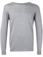 Roberto Collina - Crewneck Sweater - Men - Cotton - 48, Grey, Cotton