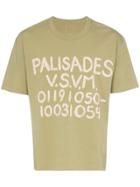 Visvim Palisades Number T-shirt - Green