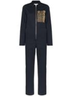 Sandy Liang Mr. Chan Cotton Jumpsuit - Blue
