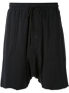Bassike Drop-crotch Shorts, Men's, Size: M, Black, Organic Cotton