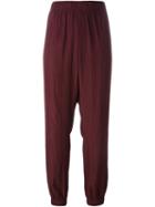 Lanvin Tapered Drop Crotch Trousers
