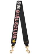 Dolce & Gabbana Millennial Girls Club Appliqué Bag Strap - Black