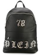 Philipp Plein Plein Backpack, Black, Calf Leather/cotton/metal Other