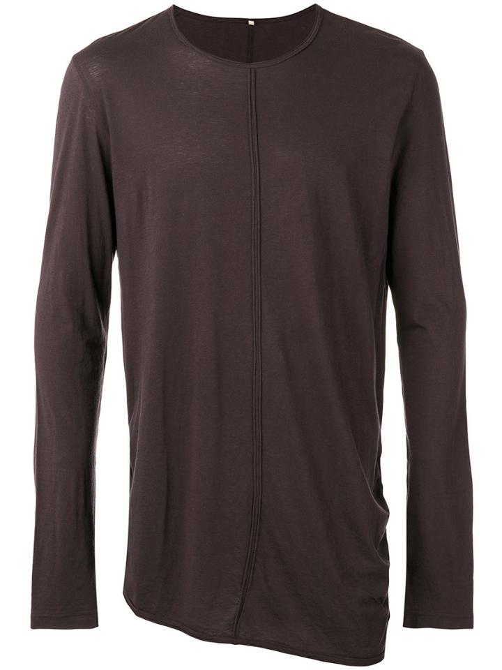 Ziggy Chen - Panelled Sweater - Men - Cotton - 52, Grey, Cotton