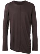 Ziggy Chen - Panelled Sweater - Men - Cotton - 52, Grey, Cotton