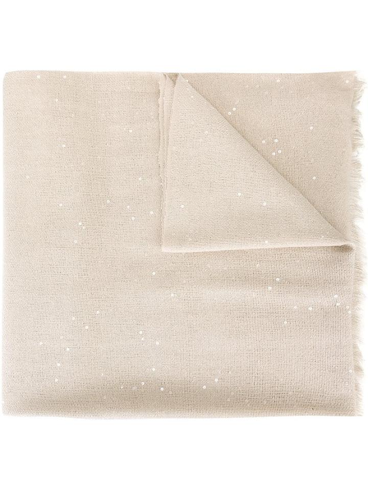 Brunello Cucinelli Embellished Scarf