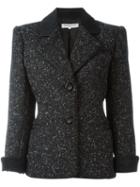 Yves Saint Laurent Vintage Bouclé Jacket, Women's, Size: 36, Black