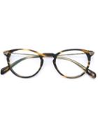 Oliver Peoples 'lummis' Glasses, Brown, Acetate/metal (other)