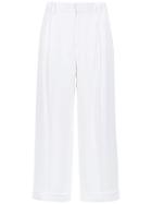 Reinaldo Lourenço Cropped Trousers - White
