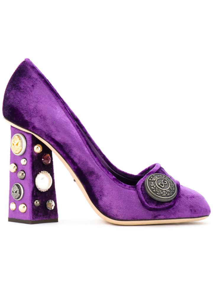 Dolce & Gabbana Jackie Pumps - Pink & Purple