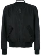 Ann Demeulemeester Grise Reversible Bomber Jacket - Black