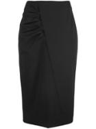 Jason Wu Collection Ruched Side Skirt - Black