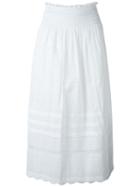 Red Valentino Jupe Skirt, Women's, Size: 42, White, Cotton/polyester