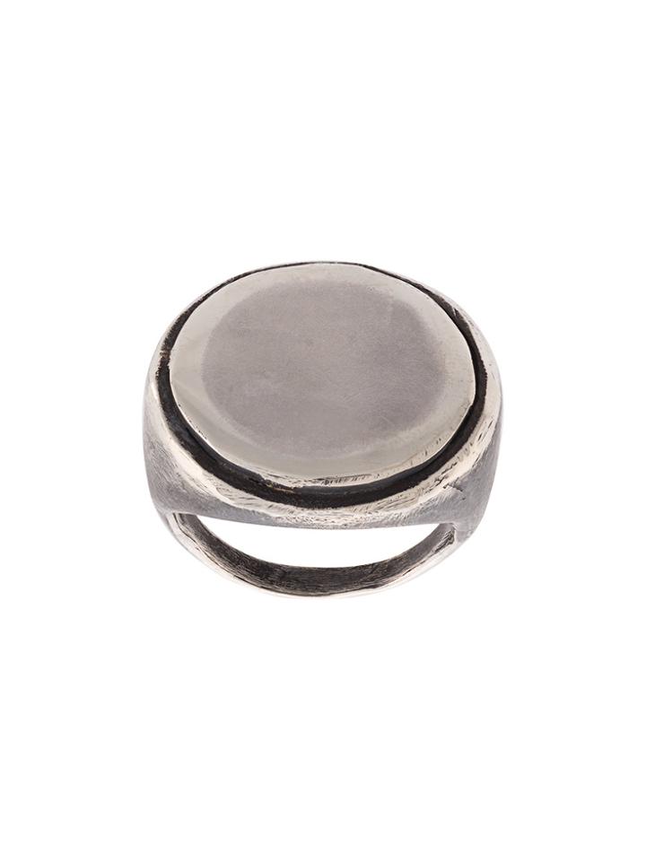 Detaj Coin Finger Ring - Metallic