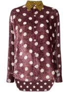 Golden Goose Deluxe Brand Polka Dot Print Shirt - Pink