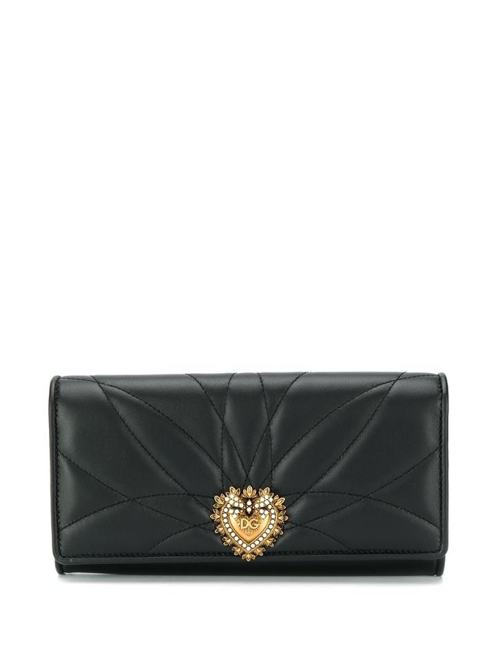 Dolce & Gabbana Devotion Foldover Wallet - Black