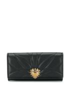Dolce & Gabbana Devotion Foldover Wallet - Black