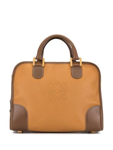 Loewe Pre-owned Amazona Logo Tote - Brown