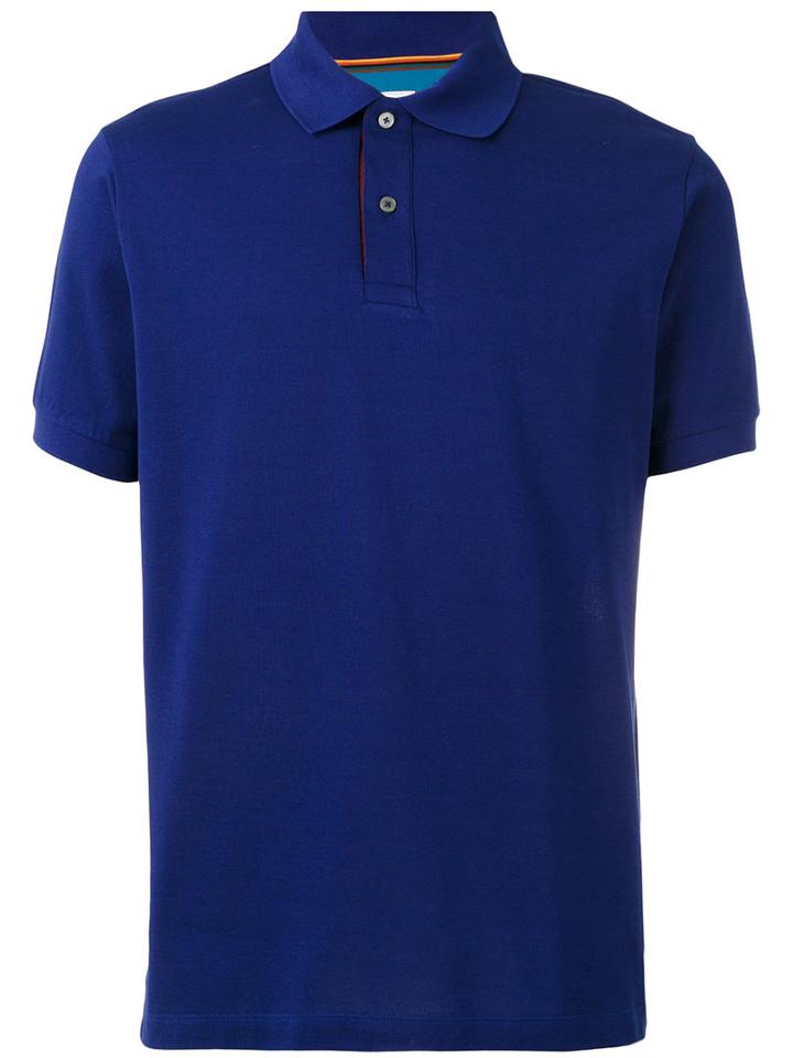 Paul Smith Classic Polo Shirt, Men's, Size: Xxl, Blue, Cotton