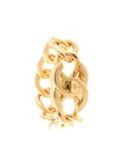 Chanel Pre-owned Cc Turnlock Motif Chain Bracelet - Gold