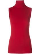 Majestic Filatures High Neck Tank Top - Red