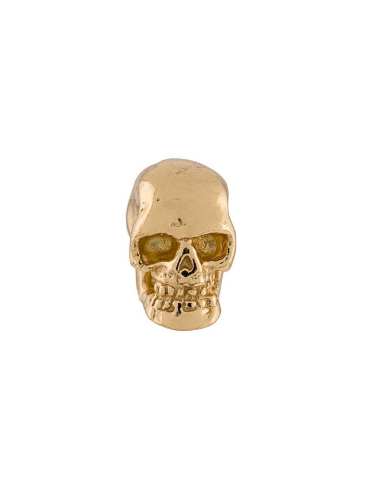 Emanuele Bicocchi Single Skull Earring - Gold