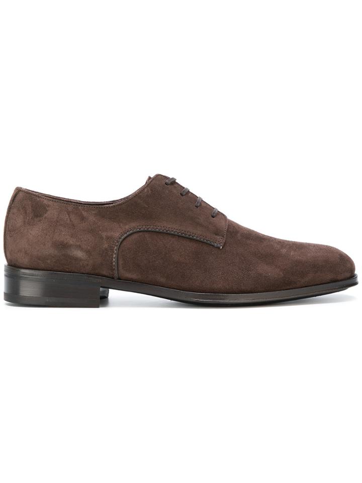 Salvatore Ferragamo Daniel Derby Shoes - Brown