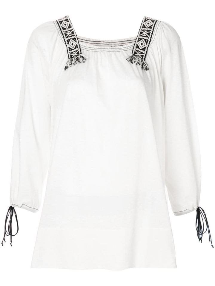 Dorothee Schumacher Woven Trim Blouse - Neutrals