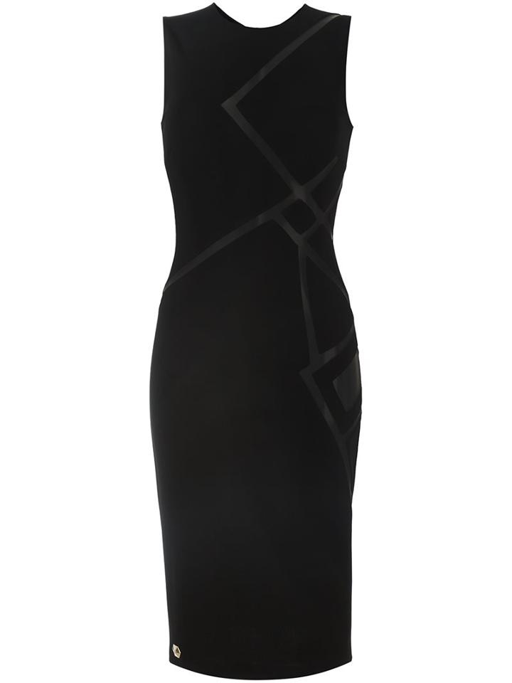 Philipp Plein 'kalima' Dress, Women's, Size: Large, Black, Viscose/nylon/spandex/elastane/polyamide