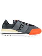Y-3 Contrast Toe Lace Up Sneakers