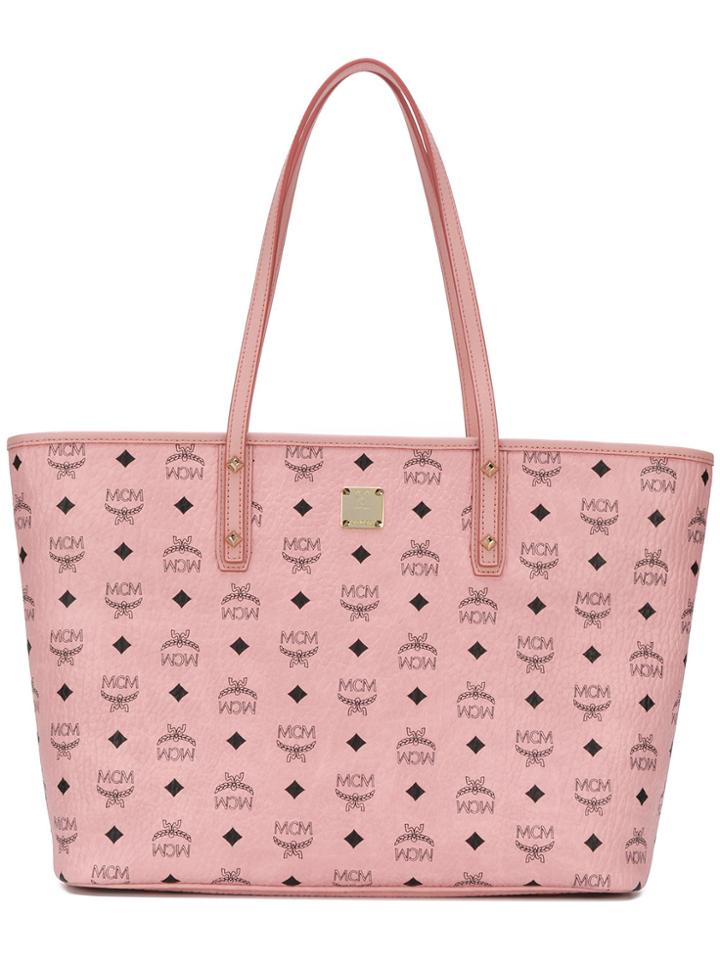 Mcm Anya Shopper Tote - Pink & Purple