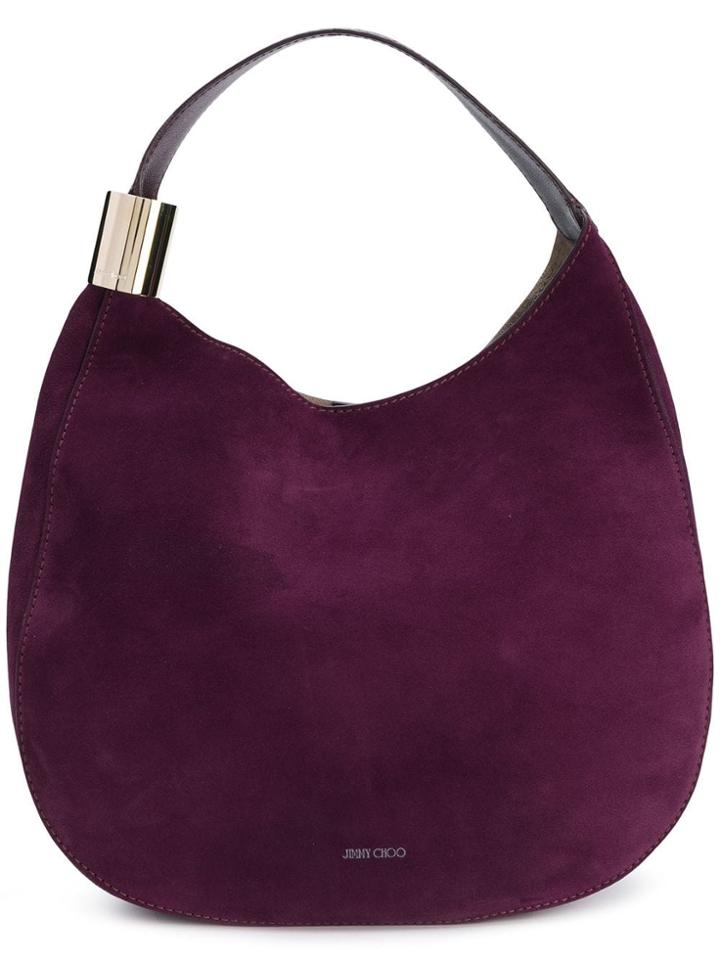 Jimmy Choo Stevie Hobo Tote - Pink & Purple
