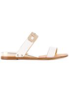 Casadei Chain Detail Sandals - White