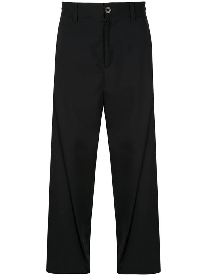 Yoshiokubo Thief Wide Leg Trousers - Black